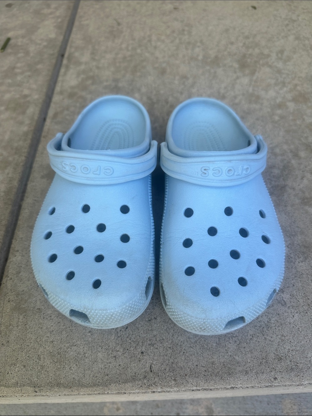 Baby Blue Crocs